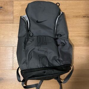 Nike Elite Black and Gray Backpack